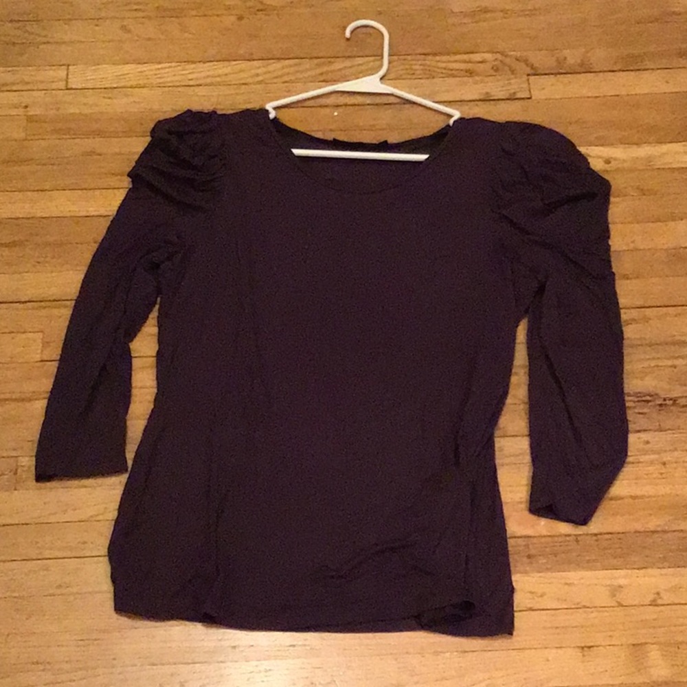 Purple long sleeve t-shirt